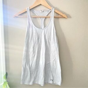 UNDER ARMOR | light grey workout tank